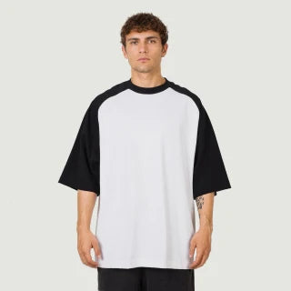 280 GSM HUSTLING DOWN UNISEX OVERSIZED BASEBALL TEE