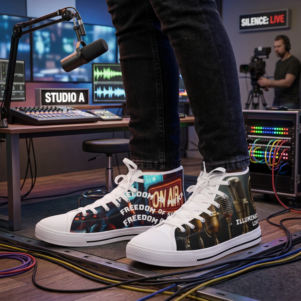 IN ALL HONESTY MEN'S SIZES HIGHTOP SNEAKERS