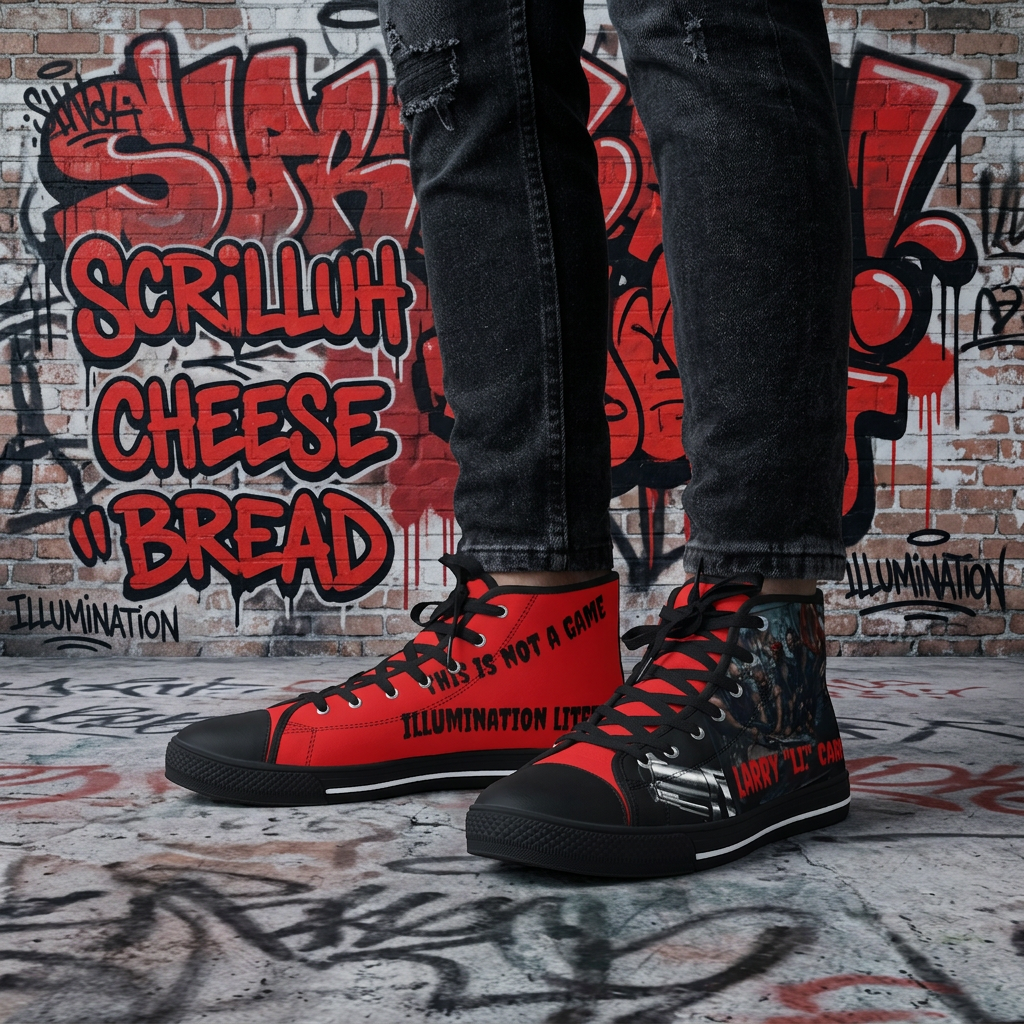 HUSTLING DOWN MEN'S SIZING HIGHTOP SNEAKERS