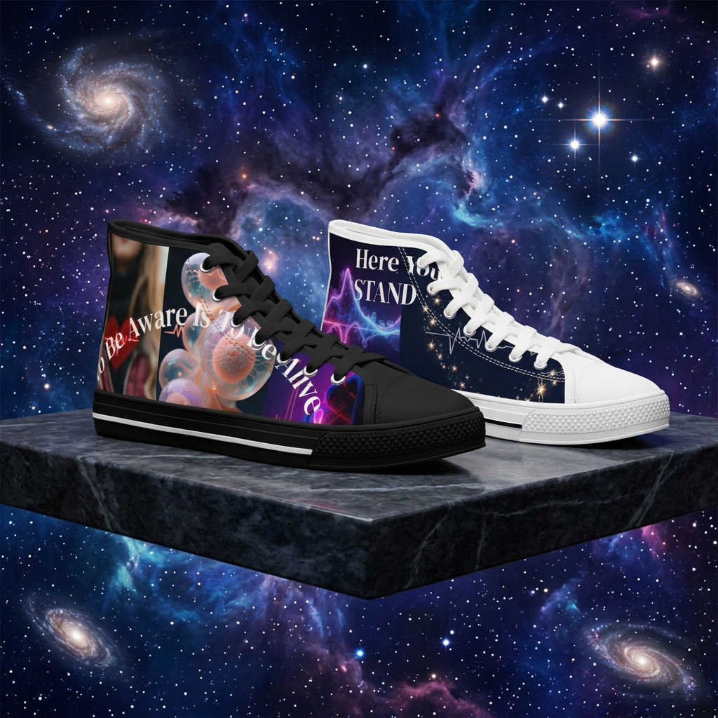 TO BE AWARE WOMEN'S SIZES HIGHTOP SNEAKERS