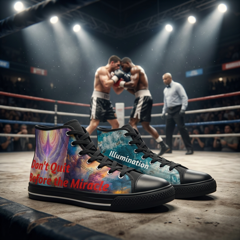 DON'T QUIT HIGHTOP SNEAKERS