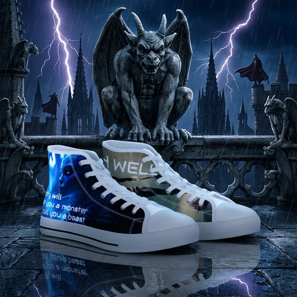 MONSTER MEN'S SIZING HIGHTOP SNEAKERS
