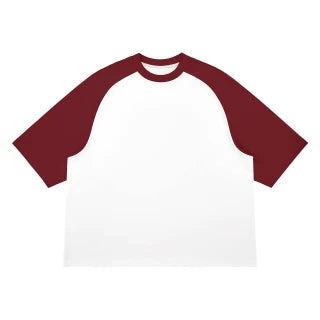 280 GSM HUSTLING DOWN UNISEX OVERSIZED BASEBALL TEE