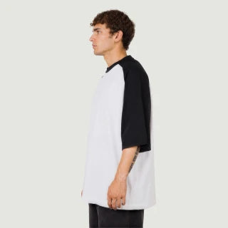 280 GSM HUSTLING DOWN UNISEX OVERSIZED BASEBALL TEE