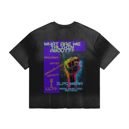 260 GSM F.O.S.H.O Unisex Boxy Tie-dyed T-shirt