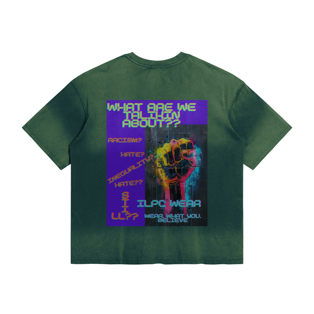260 GSM F.O.S.H.O Unisex Boxy Tie-dyed T-shirt