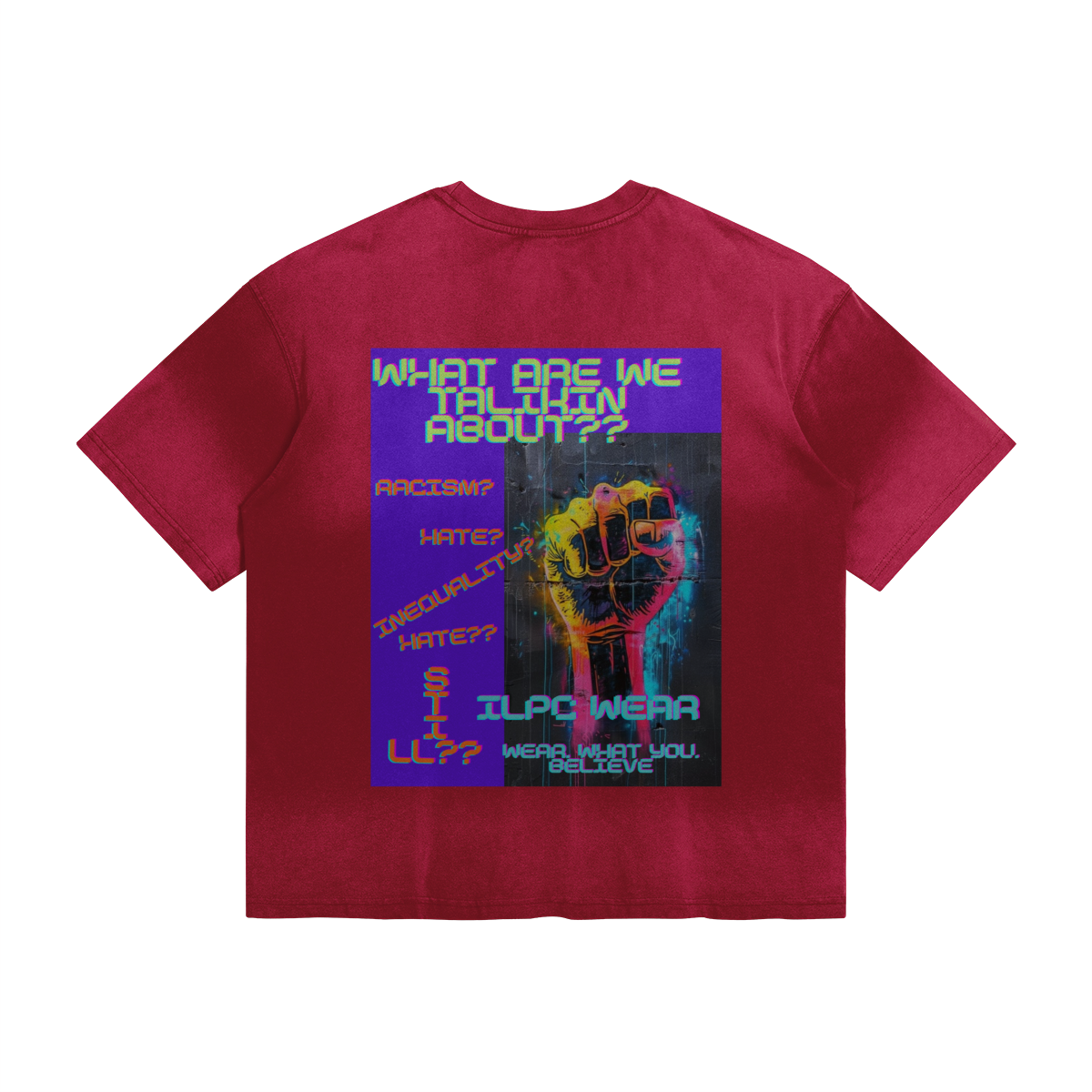 260 GSM F.O.S.H.O Unisex Boxy Tie-dyed T-shirt