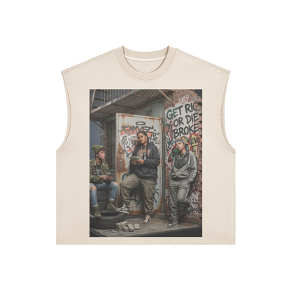 380 GSM Get Rich UNISEX BOXY Tee
