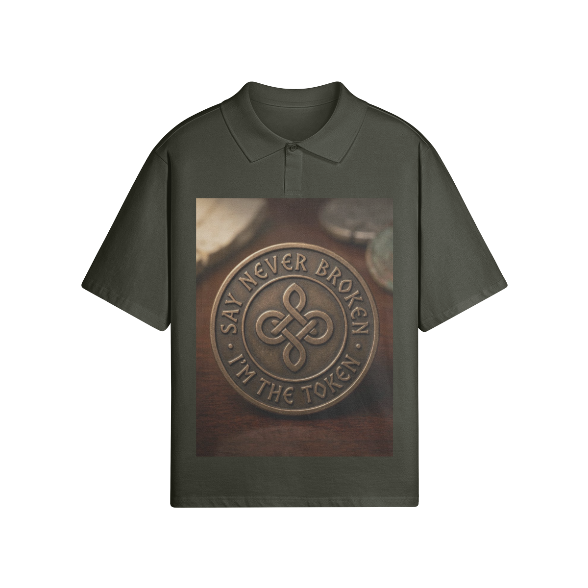 240 GSM NEVER BROKEN UNISEX OVERSIZED POLO SHIRT