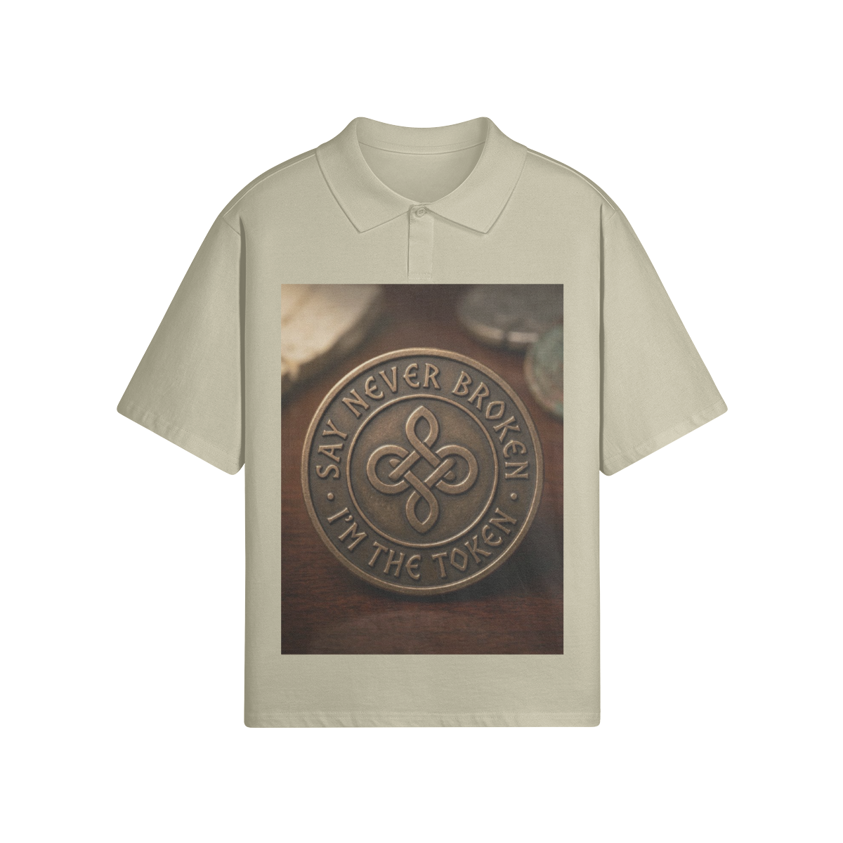 240 GSM NEVER BROKEN UNISEX OVERSIZED POLO SHIRT