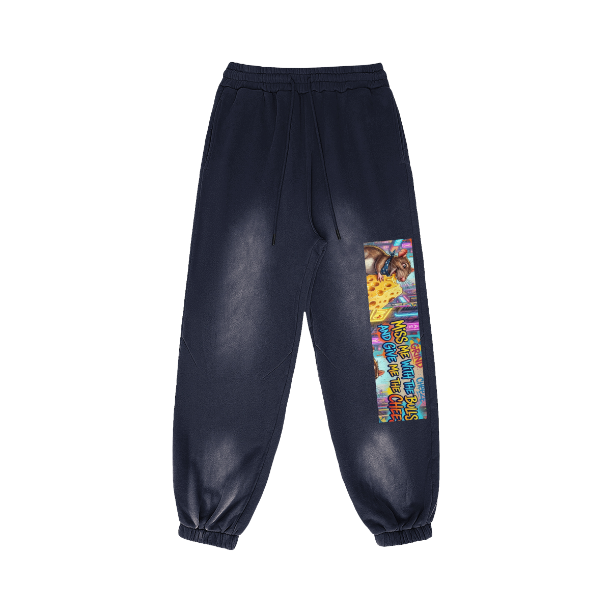400 GSM GETTING TO THE CHEESE SUPER HEAVYWEIGHT SUN FADED SWEATPANTS