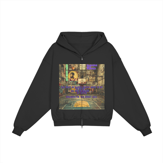 **BRAND NEW** OG CRASHOUT 400GSM Unisex Heavyweight Tapered Full-Zip Balloon Hoodie
