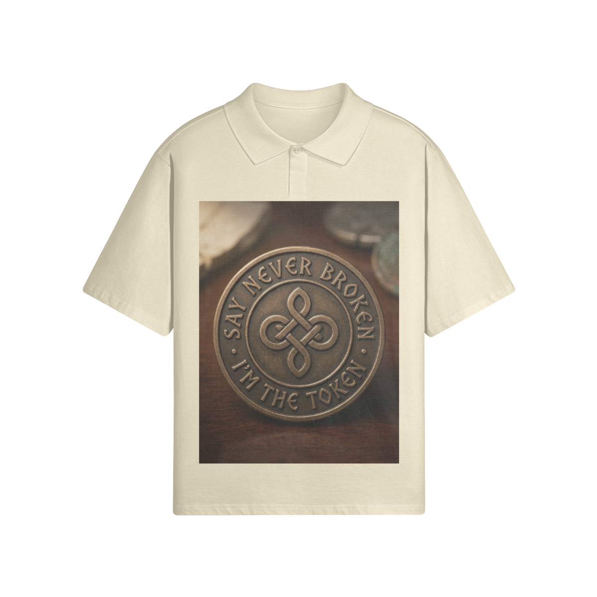 240 GSM NEVER BROKEN UNISEX OVERSIZED POLO SHIRT