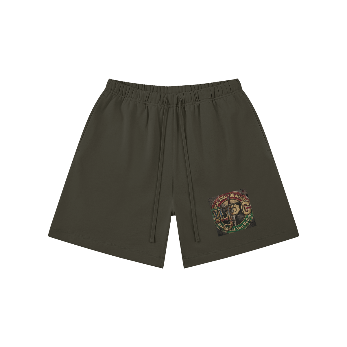 380 GSM ILPC LOGO UNISEX BRUSHED FLEECE SWEAT SHORTS