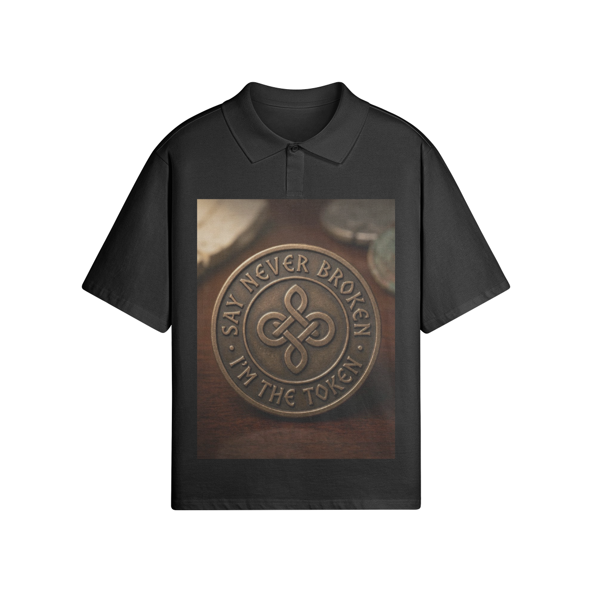 240 GSM NEVER BROKEN UNISEX OVERSIZED POLO SHIRT