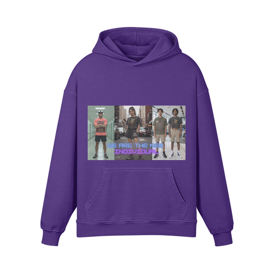 **BRAND NEW** INDIVIDUAL 440GSM Unisex Super Heavyweight Oversized Retro Hoodie