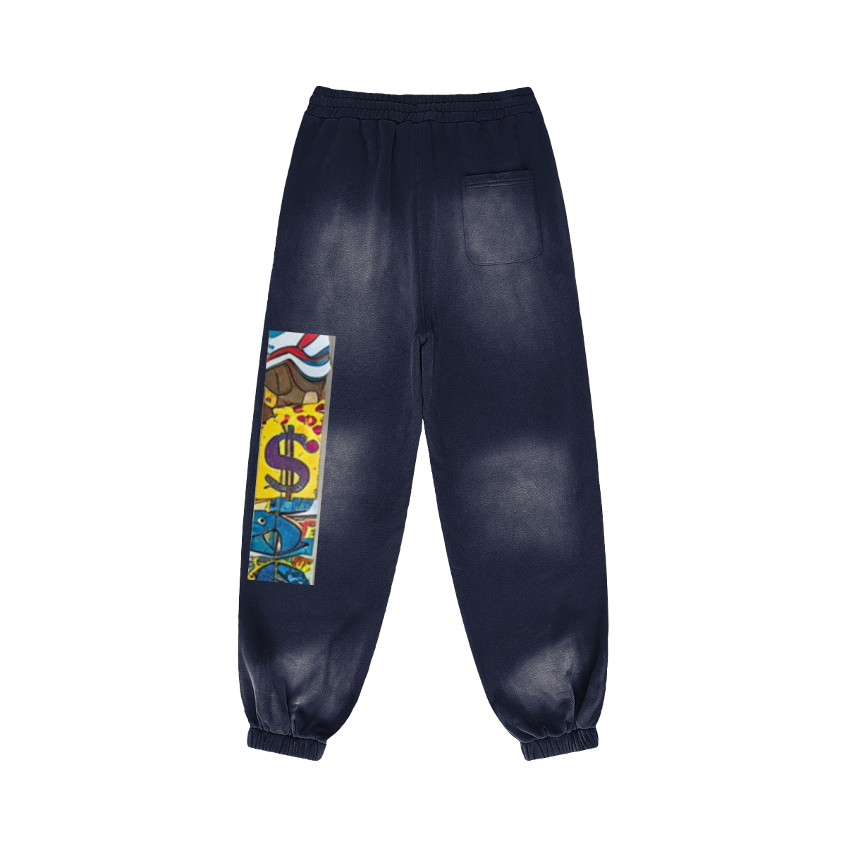 400 GSM GETTING TO THE CHEESE SUPER HEAVYWEIGHT SUN FADED SWEATPANTS