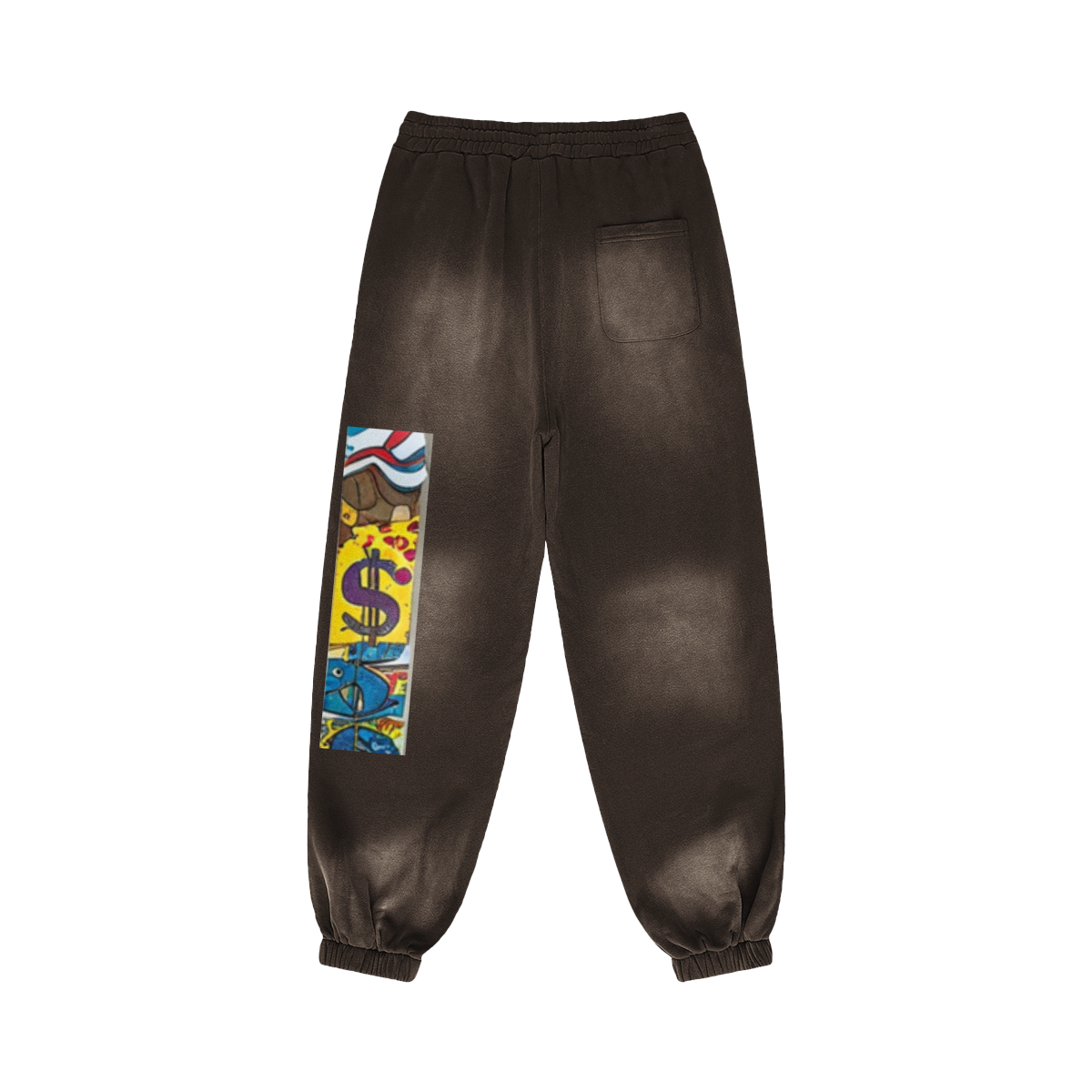 400 GSM GETTING TO THE CHEESE SUPER HEAVYWEIGHT SUN FADED SWEATPANTS