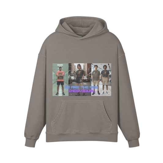 **BRAND NEW** INDIVIDUAL 440GSM Unisex Super Heavyweight Oversized Retro Hoodie