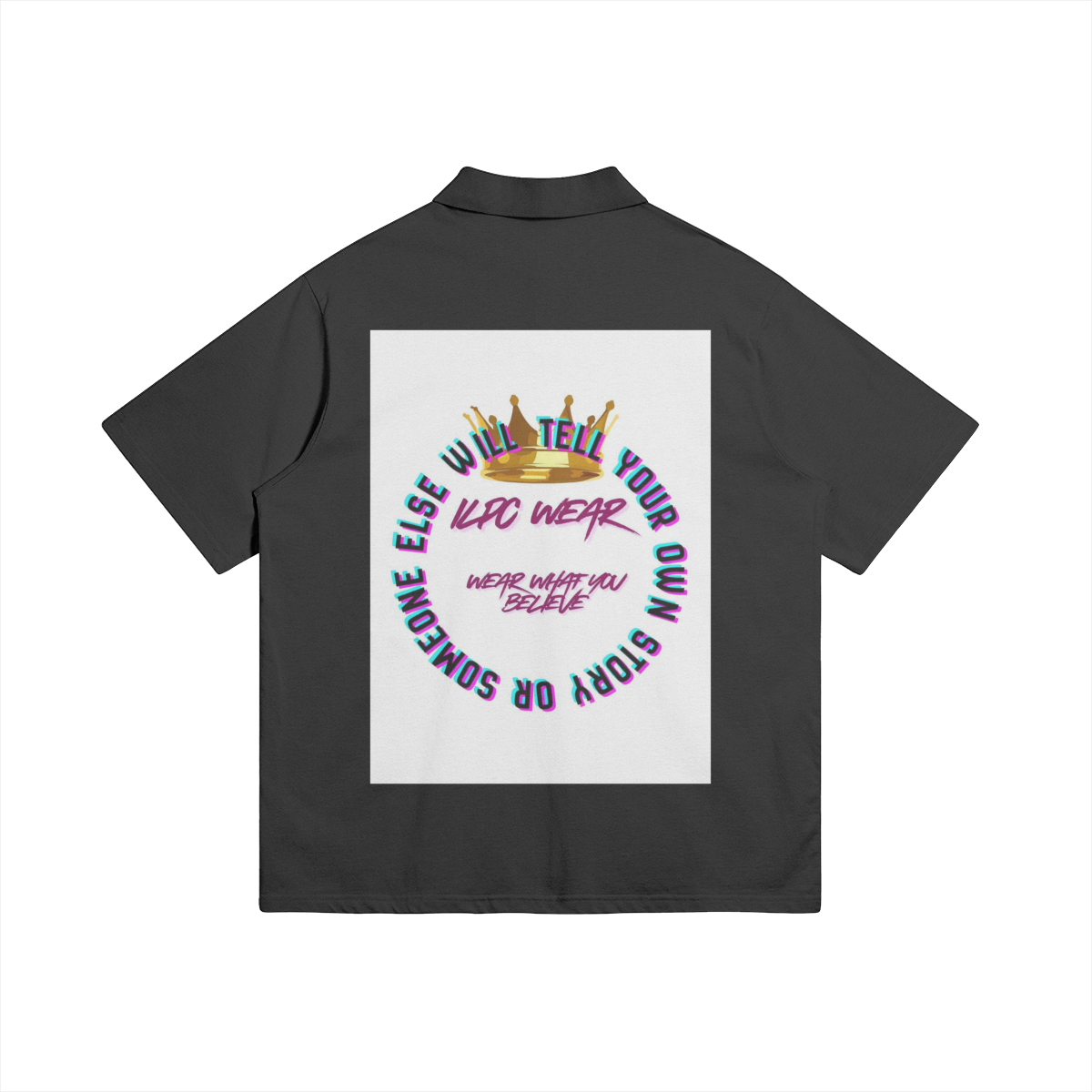 240 GSM NEVER BROKEN UNISEX OVERSIZED POLO SHIRT