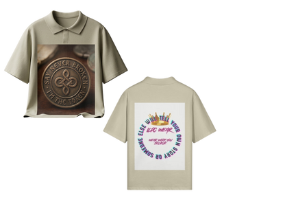 240 GSM NEVER BROKEN UNISEX OVERSIZED POLO SHIRT