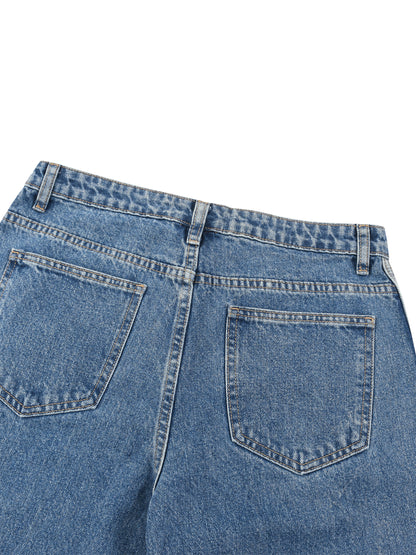 F.O.S.H.O (WOMEN'S SIZES) WIDE DENIM JEANS