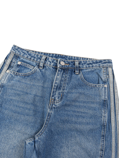 F.O.S.H.O (WOMEN'S SIZES) WIDE DENIM JEANS